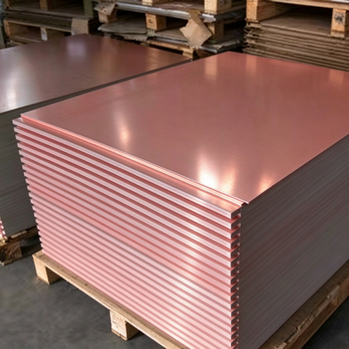 FR4 copper clad laminate sheet stack for PCB manufacturing
